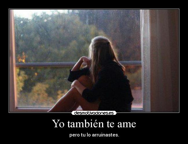 Yo también te ame - 
