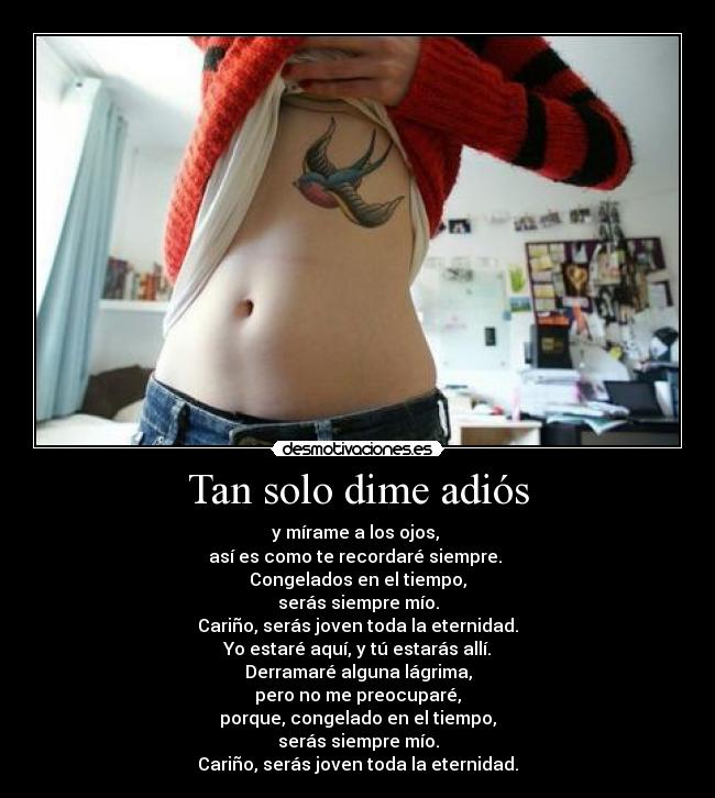 Tan solo dime adiós - 