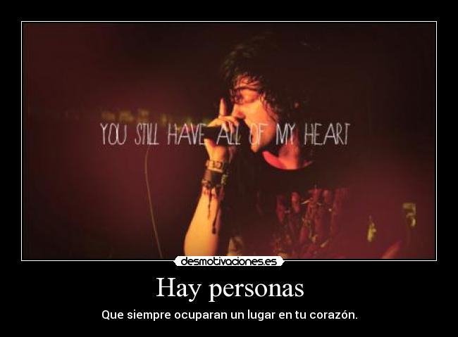 Hay personas -