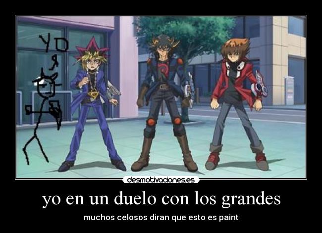 carteles yugi duelo jaden yusei desmotivaciones