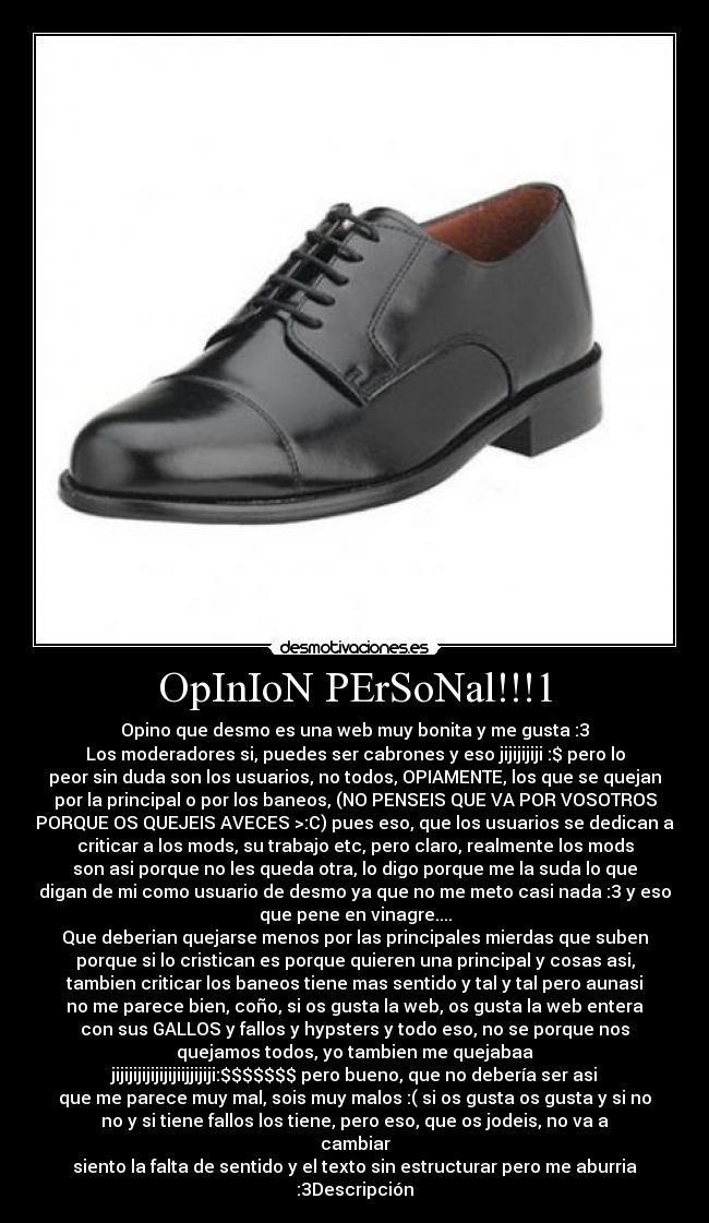 OpInIoN PErSoNal!!!1 - 