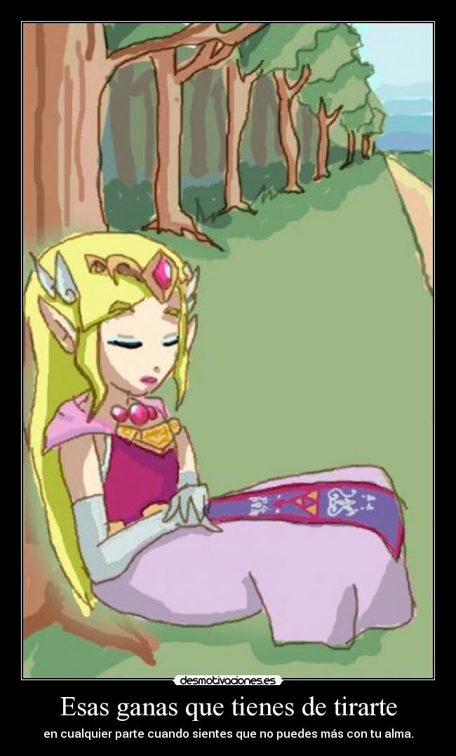 Esas ganas que tienes de tirarte - 