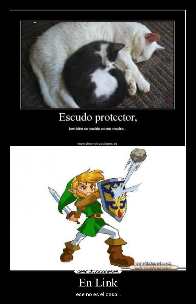 carteles zelda link desmotivaciones