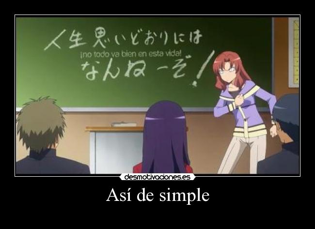 carteles raptorhunters harukaze anime toradora palabras sensei desmotivaciones