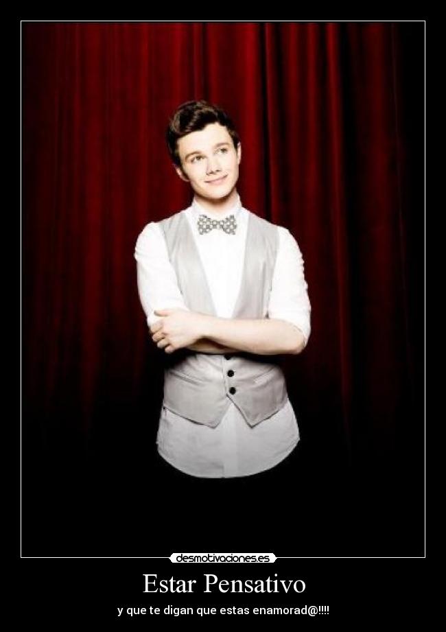 Estar Pensativo - y que te digan que estas enamorad@!!!!