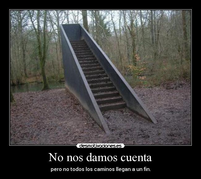 No nos damos cuenta - 