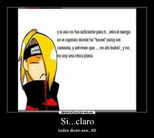 Si...claro - todos dicen eso...XD