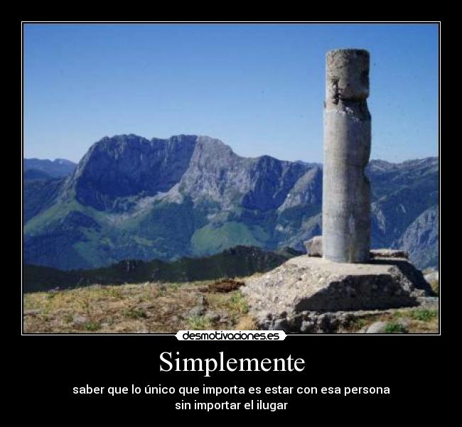 Simplemente -