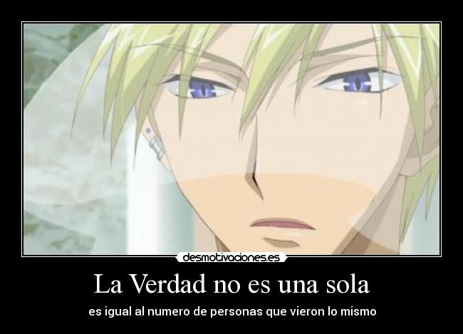 La Verdad no es una sola -