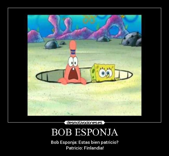 carteles bob esponja desmotivaciones