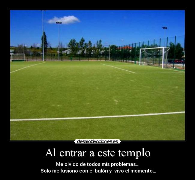 Al entrar a este templo -