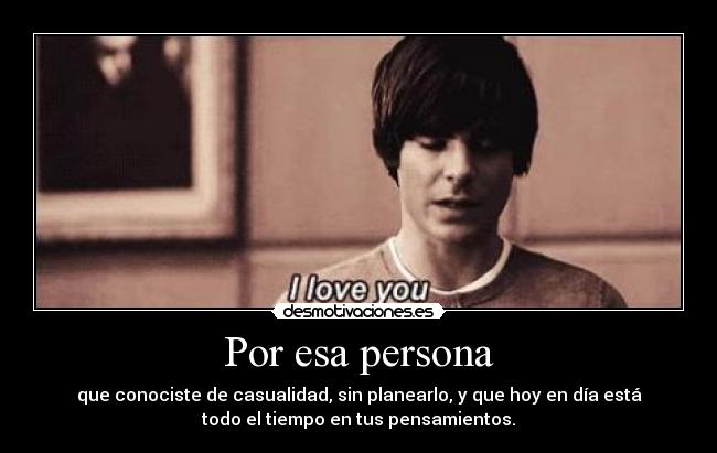 Por esa persona - 