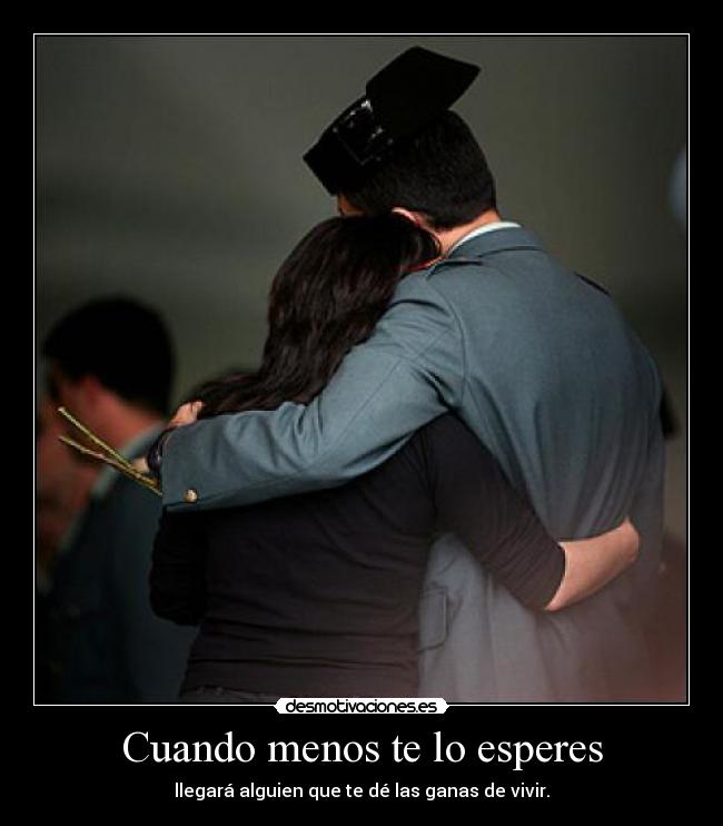 Cuando menos te lo esperes -