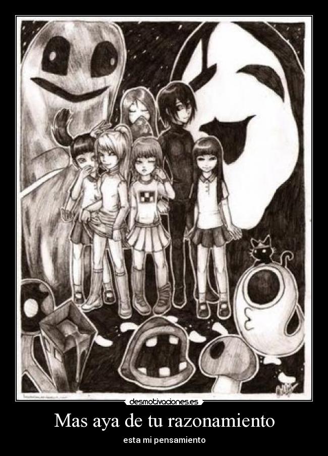 Mas aya de tu razonamiento - esta mi pensamiento