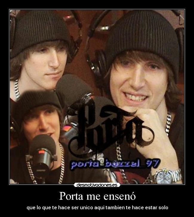Porta me ensenó -