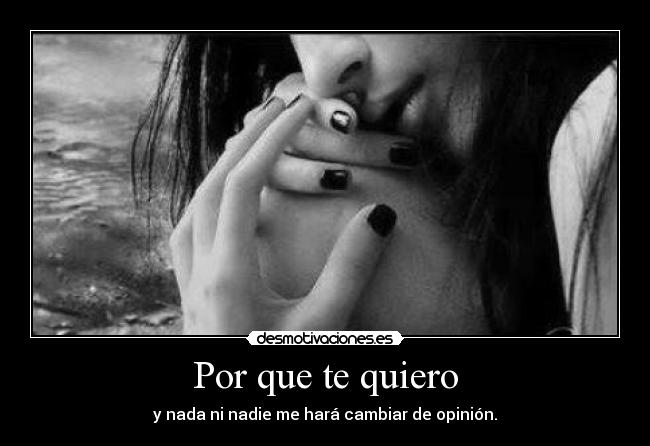 Por que te quiero -
