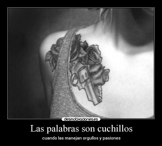 Las palabras son cuchillos - 