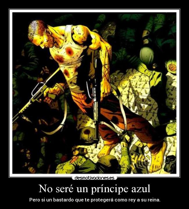 No seré un príncipe azul -