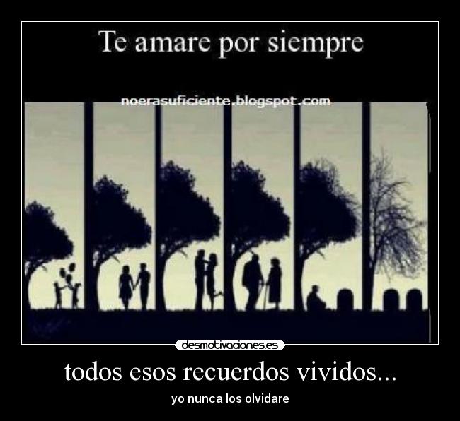 todos esos recuerdos vividos... -