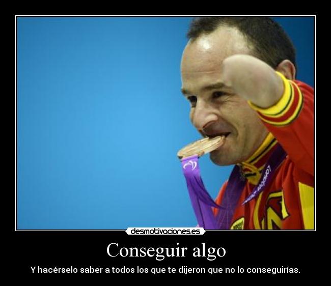 Conseguir algo -