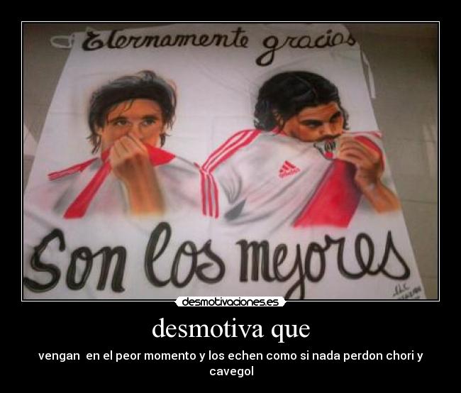 carteles chori cave idolos desmotivaciones