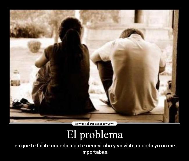 carteles problema pareja necesitar importar desmotivaciones