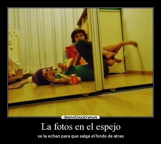 La fotos en el espejo -