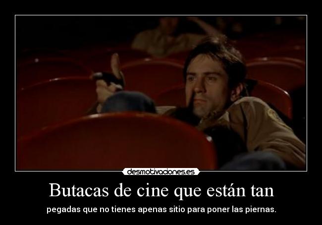 Butacas de cine que están tan - 