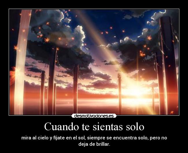 Cuando te sientas solo - 