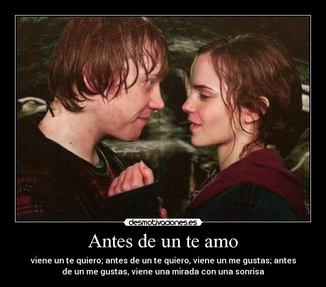 Antes de un te amo -