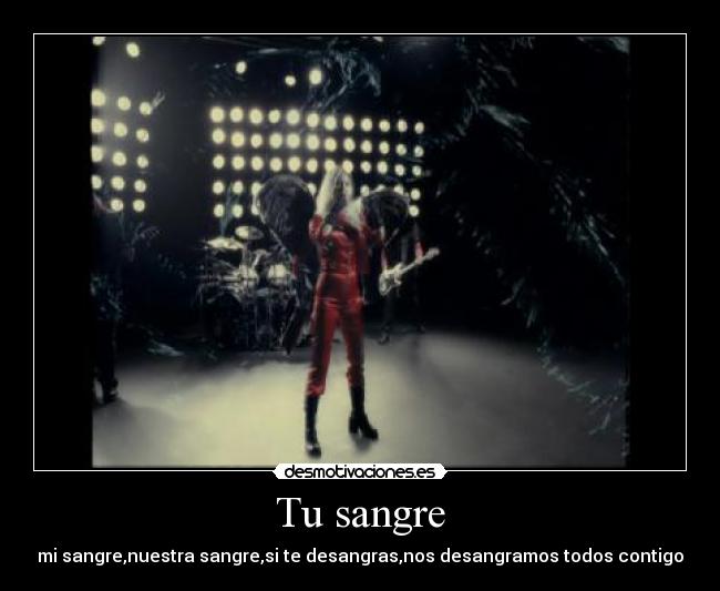 Tu sangre -