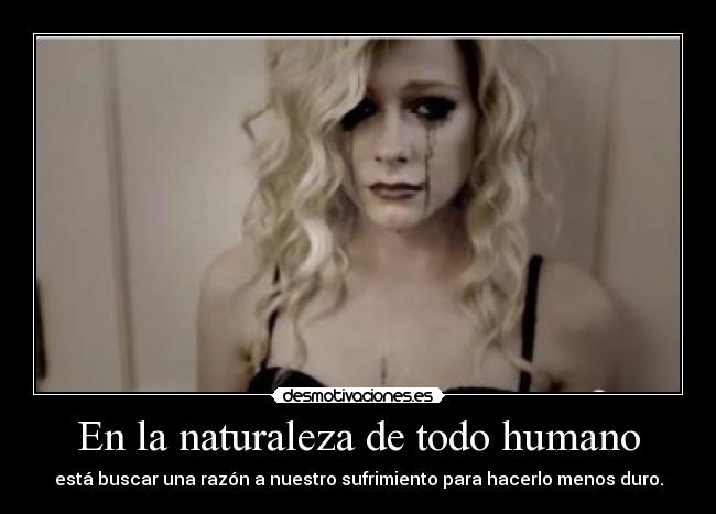 En la naturaleza de todo humano -