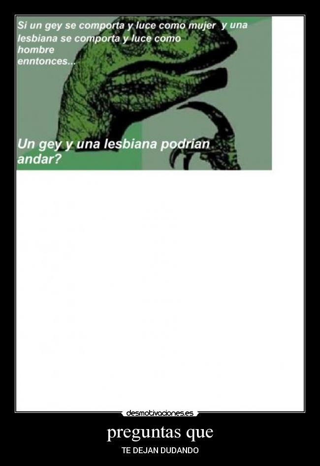 preguntas que - TE DEJAN DUDANDO