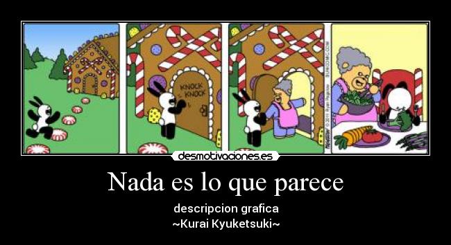 Nada es lo que parece - descripcion grafica
~Kurai Kyuketsuki~
