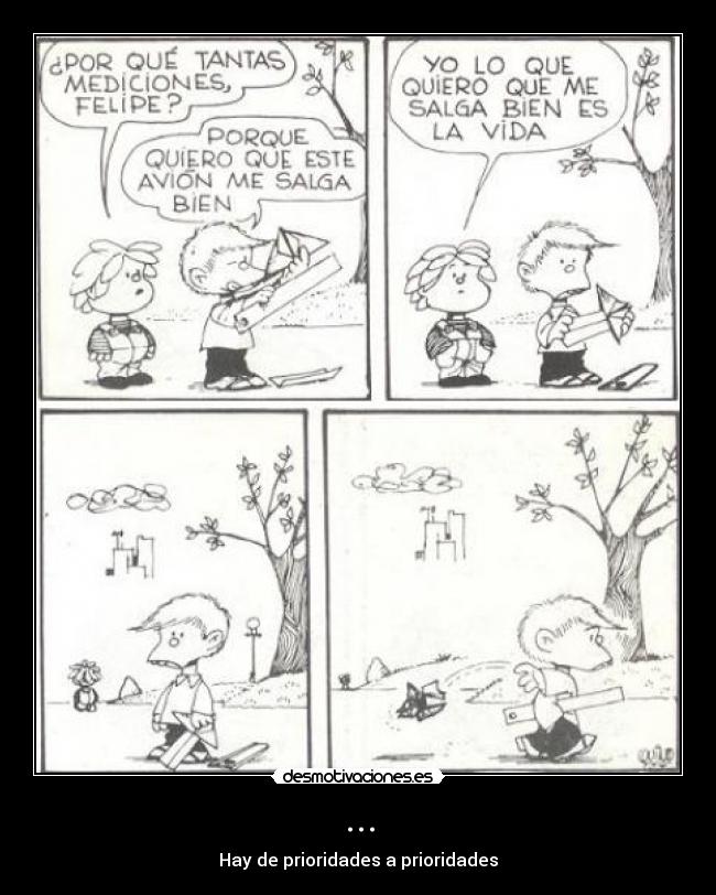 ... - Hay de prioridades a prioridades