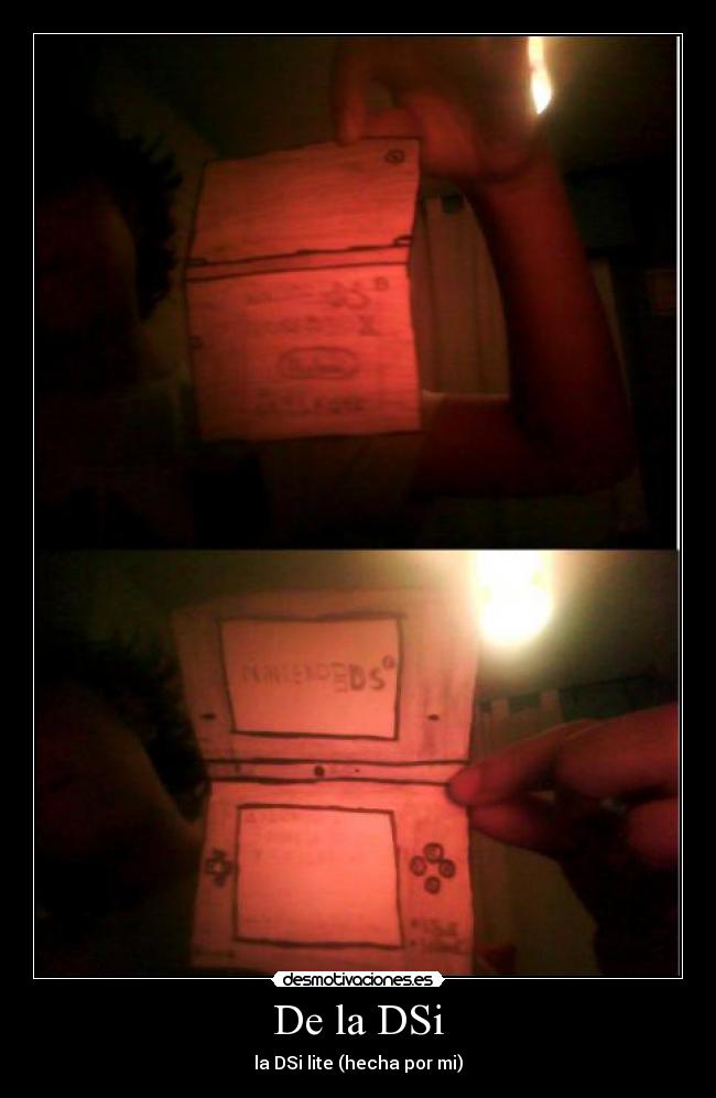 De la DSi - la DSi lite (hecha por mi)
