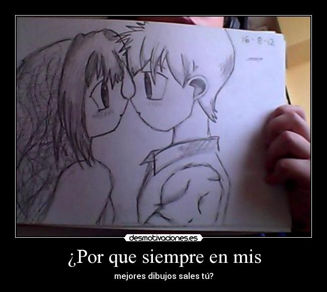 carteles amor dibujo manga bonito chocolate risa congobongo aserege desmotivaciones