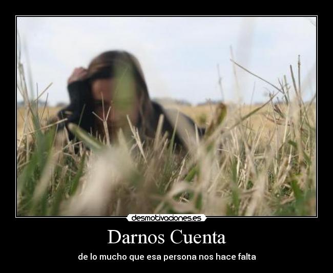 Darnos Cuenta -