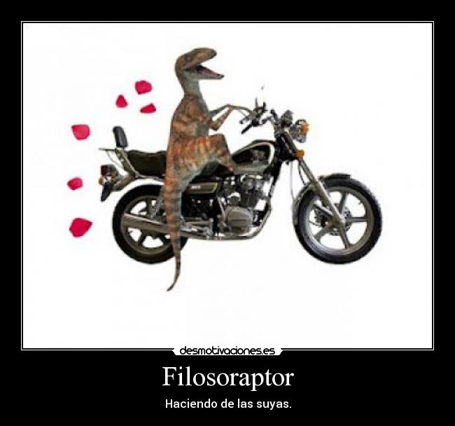 Filosoraptor - Haciendo de las suyas.