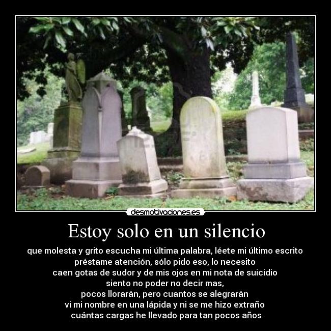 carteles silencio muero dentro desmotivaciones