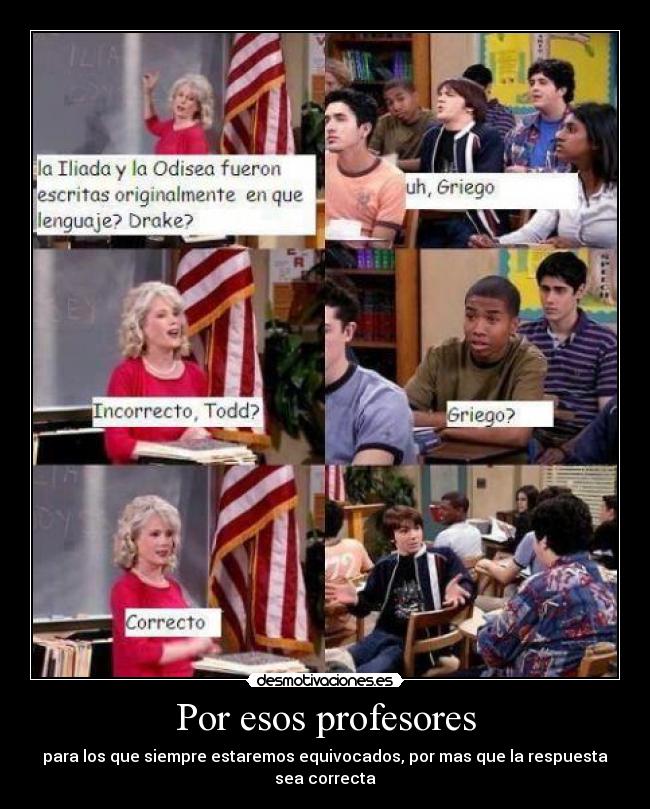 Por esos profesores - 