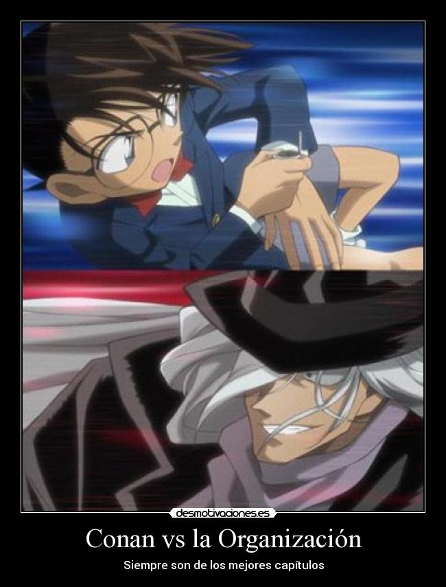 carteles klanotaku anime detective conan desmotivaciones