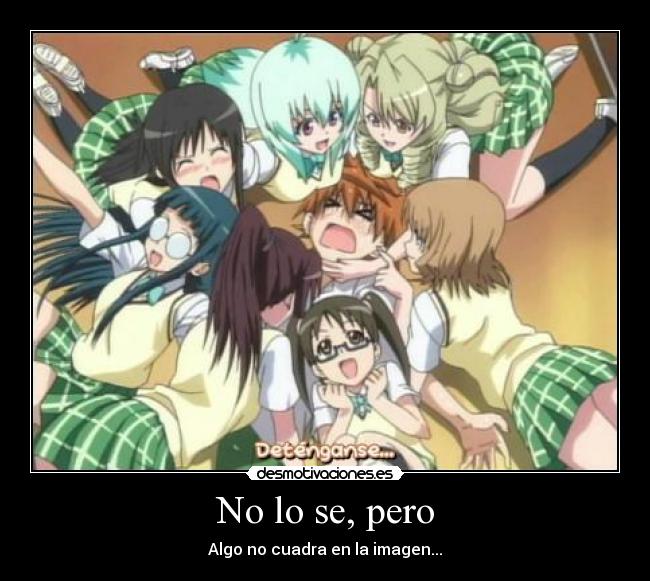 No lo se, pero - Algo no cuadra en la imagen...