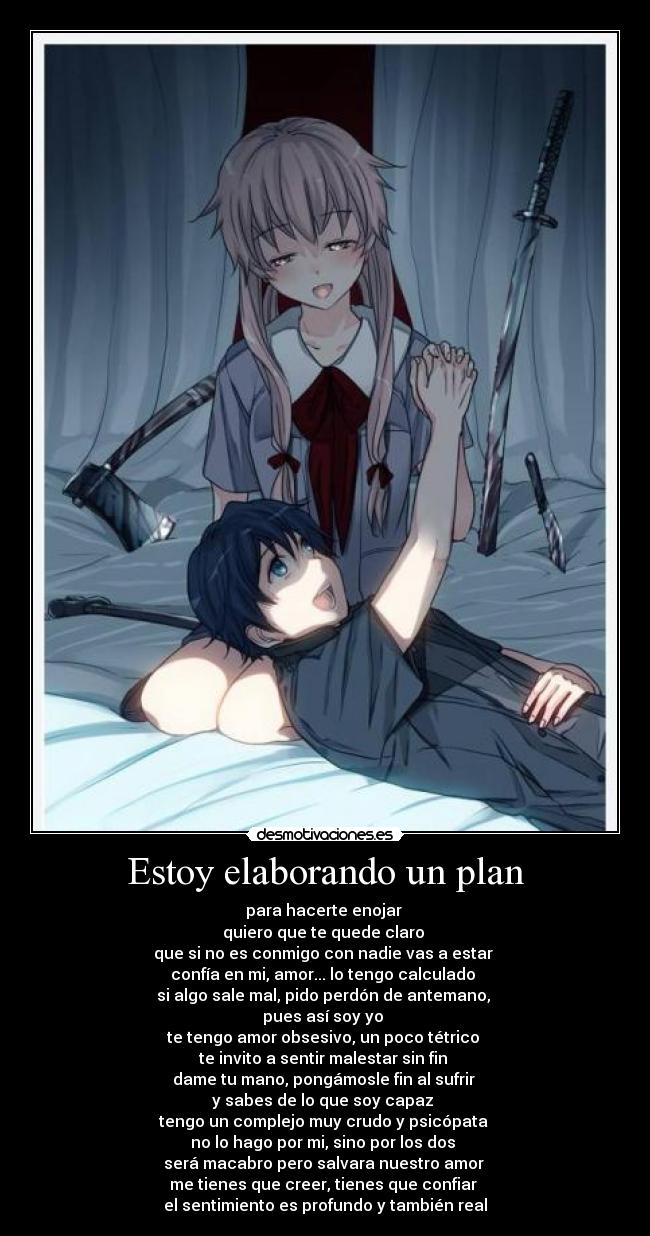 Estoy elaborando un plan -