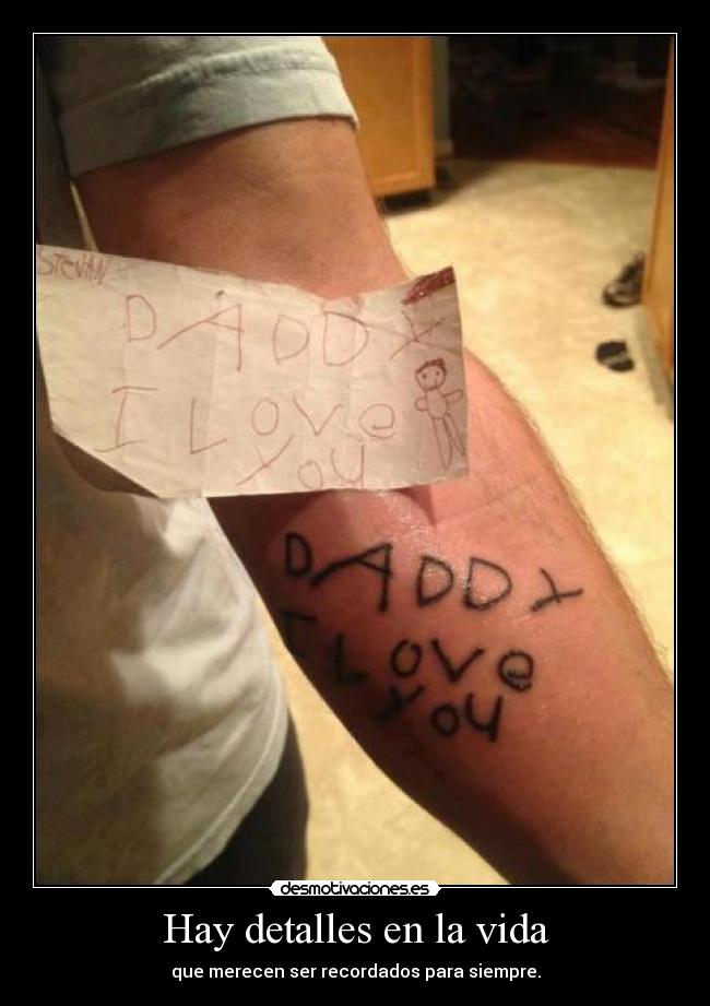 Hay detalles en la vida - 