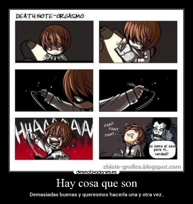 Hay cosa que son - Demasiadas buenas y queresmos hacerla una y otra vez..