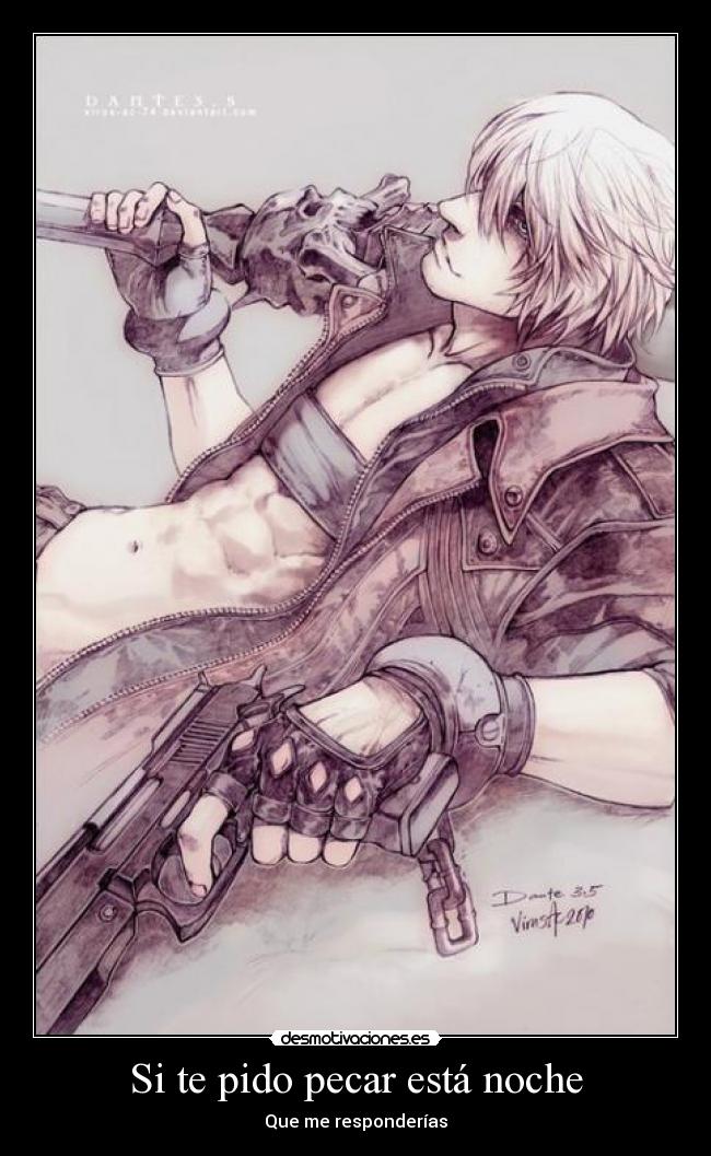 Si te pido pecar está noche -