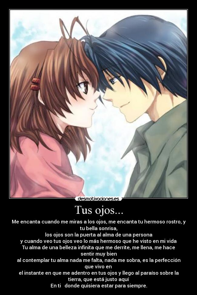 Tus ojos... -
