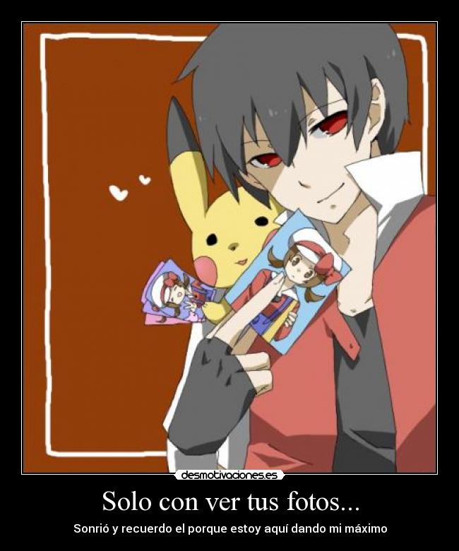 carteles anime pokemon red pikachu lira kotone akai kyurem fire flame solo con ver tus fotos red lira amor desmotivaciones