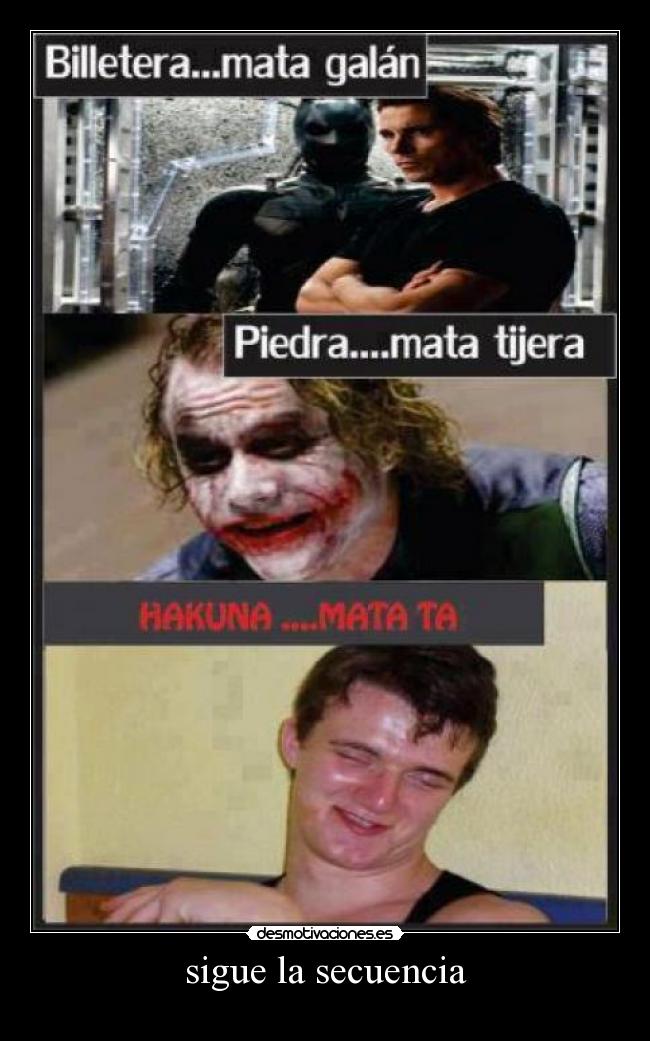 sigue la secuencia - 